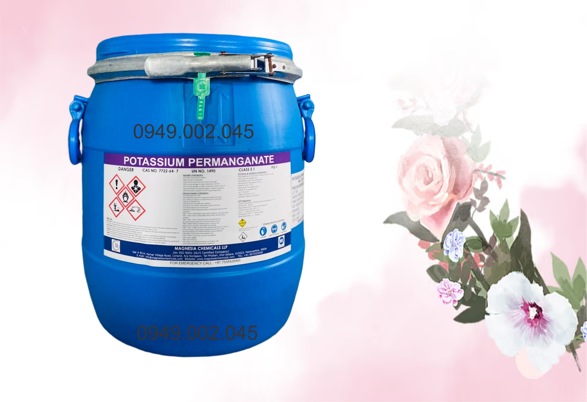 Thuốc tím (Potassium permanganate) - Diệt khuẩn, sát trùng, xử lý nước ao tôm cá